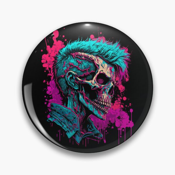 Item preview, Rave Zombie Skull designed and sold by drizzd.