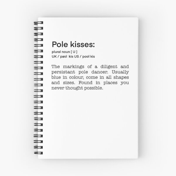 Item preview, Pole Kisses definition, dictionary definition designed and sold by HalfmoonCreativ.