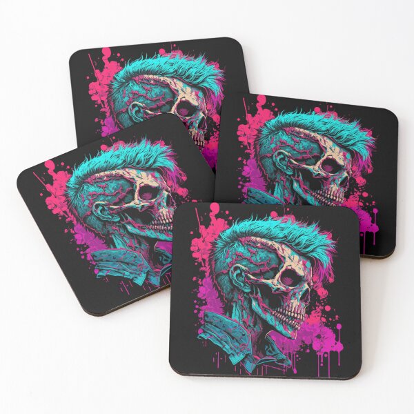 Item preview, Rave Zombie Skull designed and sold by drizzd.
