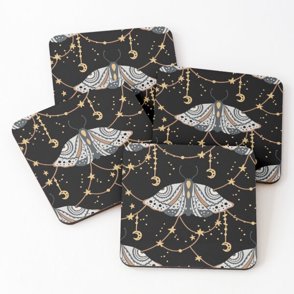 Item preview, Butterfly Pattren - Silver Butterflies - Moth Pattern designed and sold by Gummy Bear Gift Shop.