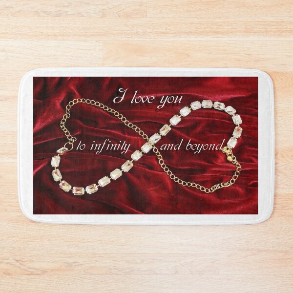 Item preview, I love you to infinity and beyond heart designed and sold by aprilwebbartist.