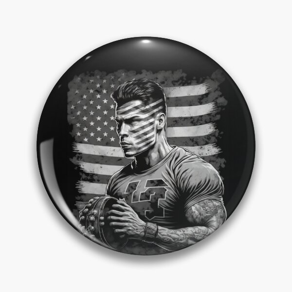 Item preview, American Football Player Usa Flag designed and sold by druckfun.