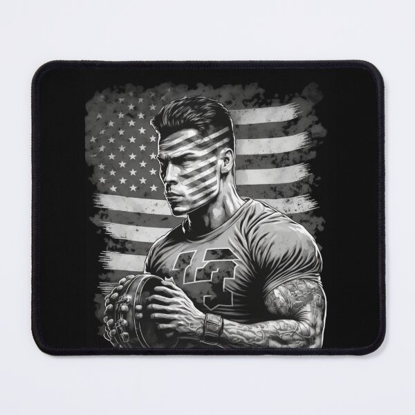 Item preview, American Football Player Usa Flag designed and sold by druckfun.