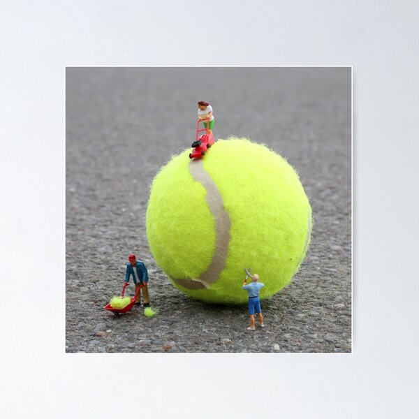 Item preview, "New Balls Please!" miniature people  designed and sold by HollyCade.
