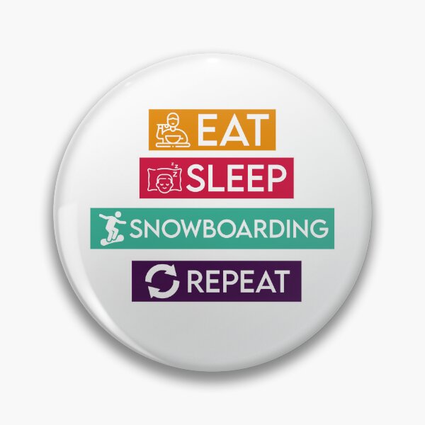 Item preview, eat sleep snowboarding repeat tshirt designed and sold by BE PATIENT  ⭐⭐⭐⭐⭐(5k+).