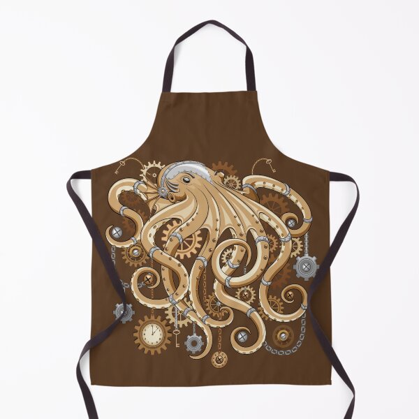 Item preview, Octopus Steampunk Surreal Retro Style Machine designed and sold by BluedarkArt.