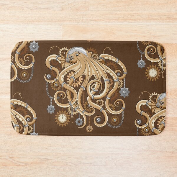 Item preview, Octopus Steampunk Surreal Retro Style Machine designed and sold by BluedarkArt.