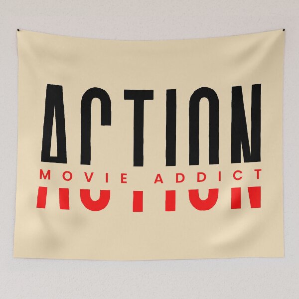 Item preview,  Action movies addict minimalist design designed and sold by DigitalMagShop.
