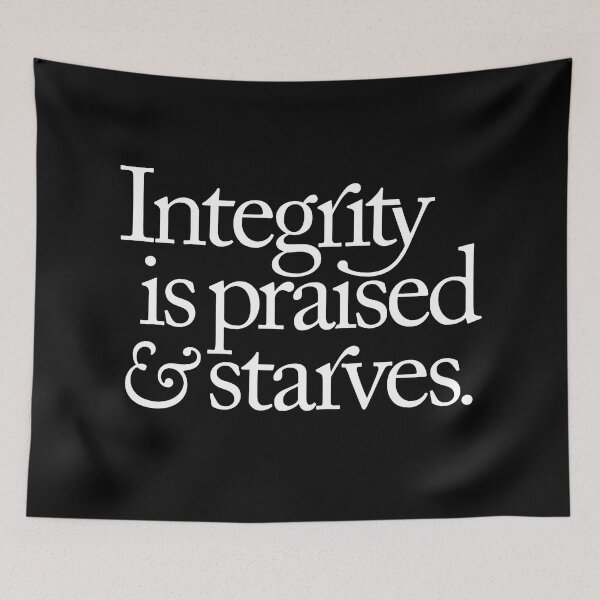 Item preview, Integrity is praised and starves. v.9 designed and sold by x1brett.