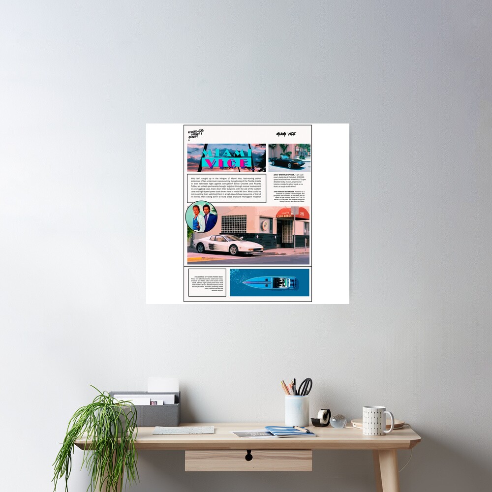 Miami Vice Poster for Sale by trueblue2