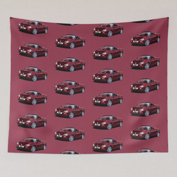 Item preview,  MGF 75th Anniversary LE in Mulberry Red designed and sold by Webazoot Industries - Car Art.