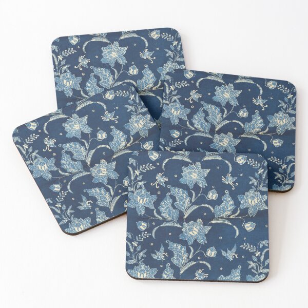 Item preview, Antique Indonesian Blue Batik Sarong designed and sold by ScavengerStyle.