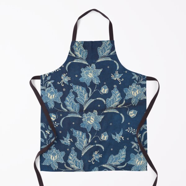 Item preview, Antique Indonesian Blue Batik Sarong designed and sold by ScavengerStyle.