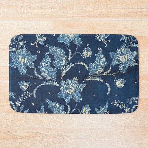 Item preview, Antique Indonesian Blue Batik Sarong designed and sold by ScavengerStyle.