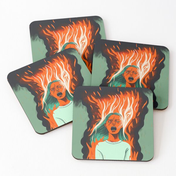Item preview, Angry Girl designed and sold by gocull.