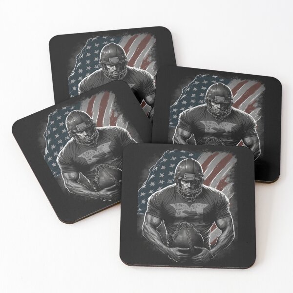 Item preview, American Football Player Usa Flag designed and sold by druckfun.