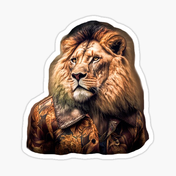Item preview, Lion stylish two designed and sold by stampyart.