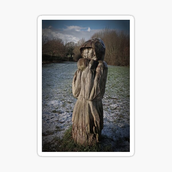 Grappenhall wooden carved statue