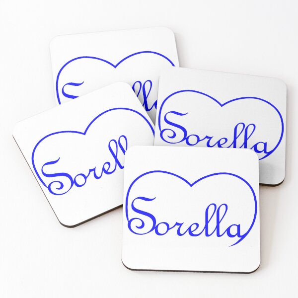 Item preview, Italian word Sorella/Sister in the top of a heart designed and sold by SunnyDazDesign.