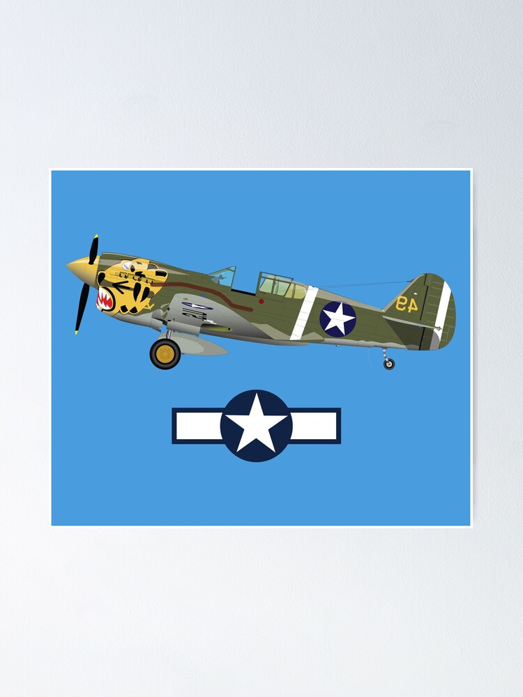 Póster «Aviones americanos de la Segunda Guerra Mundial» de Blok45 |  Redbubble