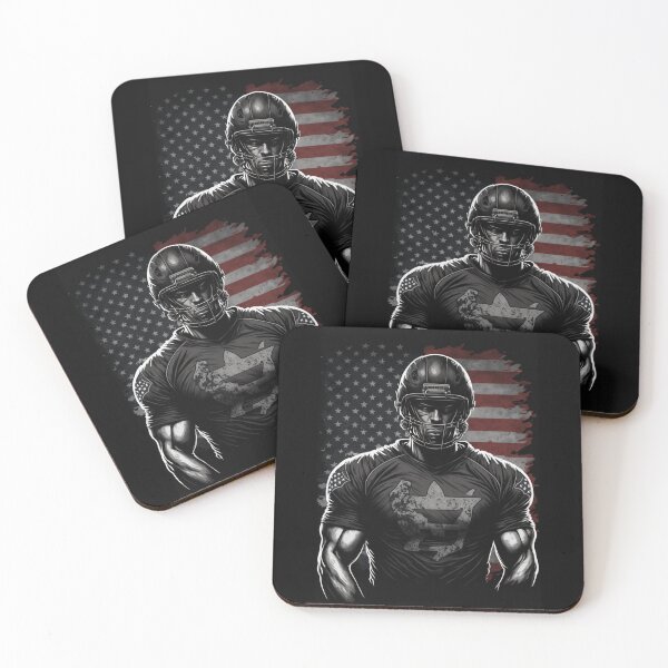 Item preview, American Football Player Usa Flag designed and sold by druckfun.
