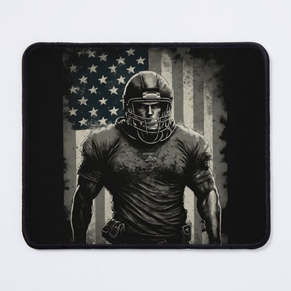 Item preview, American Football Player Usa Flag designed and sold by druckfun.