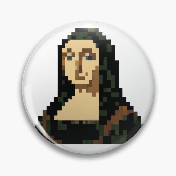 Item preview, Mona Lisa Pixel Art designed and sold by AIaesthetic.