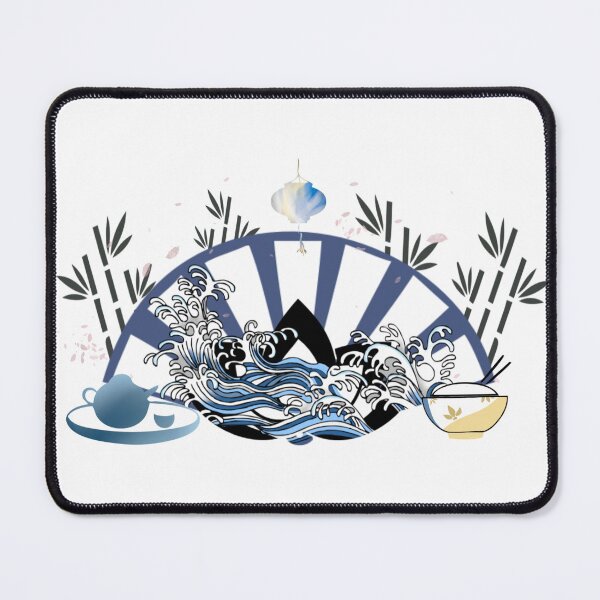 Item preview, Asian wave white designed and sold by UgaMaru.