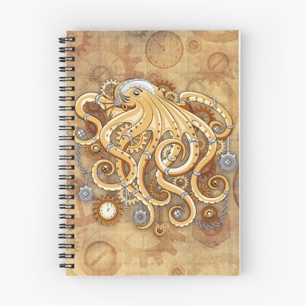 Item preview, Octopus Steampunk Surreal Retro Style Machine designed and sold by BluedarkArt.