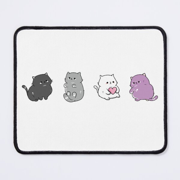 Item preview, Asexual Kawaii Cats Ace Pride Cute Kittens LGBT Subtle Queer designed and sold by Queer Pride Shop.