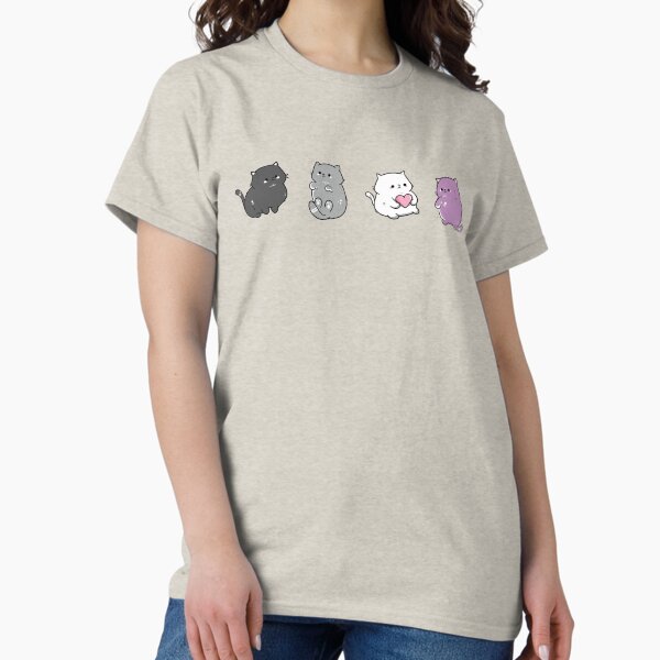 Item preview, Asexual Kawaii Cats Ace Pride Cute Kittens LGBT Subtle Queer designed and sold by Queer Pride Shop.