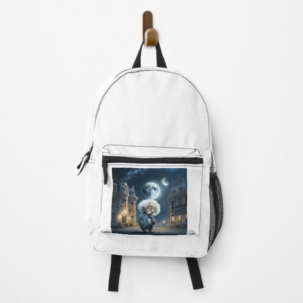 Item preview, Two Moons, One Einstein" designed and sold by bunlinked.