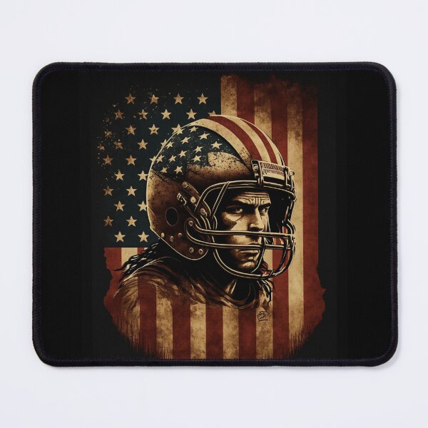 Item preview, American Football Player Usa Flag designed and sold by druckfun.