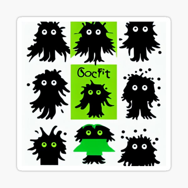 Soot Sprite Art Stickers for Sale