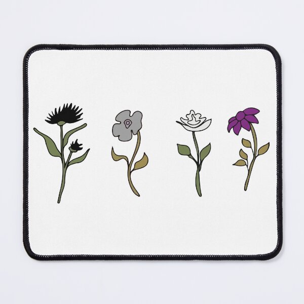 Item preview, Subtle Asexual Flowers Ace Pride Proud Asexuality Queer designed and sold by Queer Pride Shop.