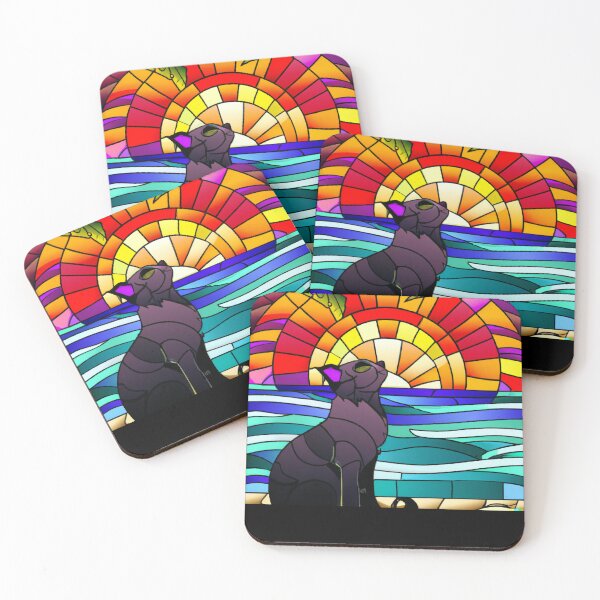 Item preview, Cat Watching Sunset designed and sold by T- VIbes ⭐ ⭐ ⭐ ⭐ ⭐.