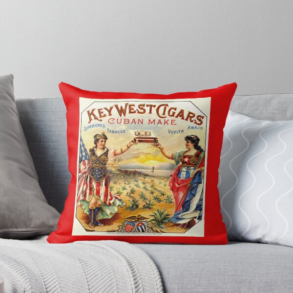 Item preview, KEY WEST CIGARS : Vintage 1898 Cuban Advertising Print designed and sold by posterbobs.
