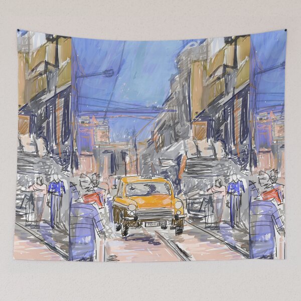 Item preview, kolkata watercolor painting | Kolkata watercolor art  | I love kolkata designed and sold by KARTICK DUTTA.
