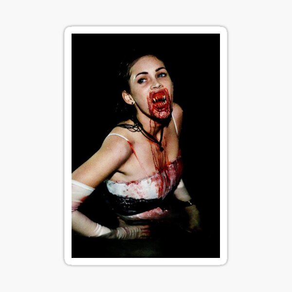 jennifer's body scary sticker Sticker