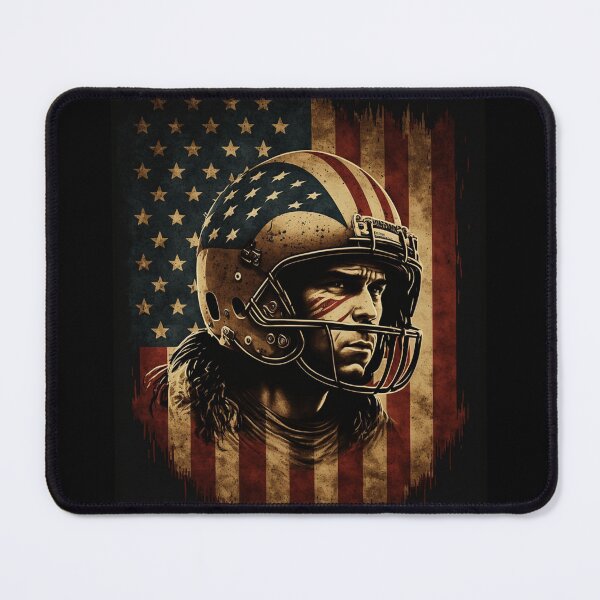 Item preview, American Football Player Usa Flag designed and sold by druckfun.