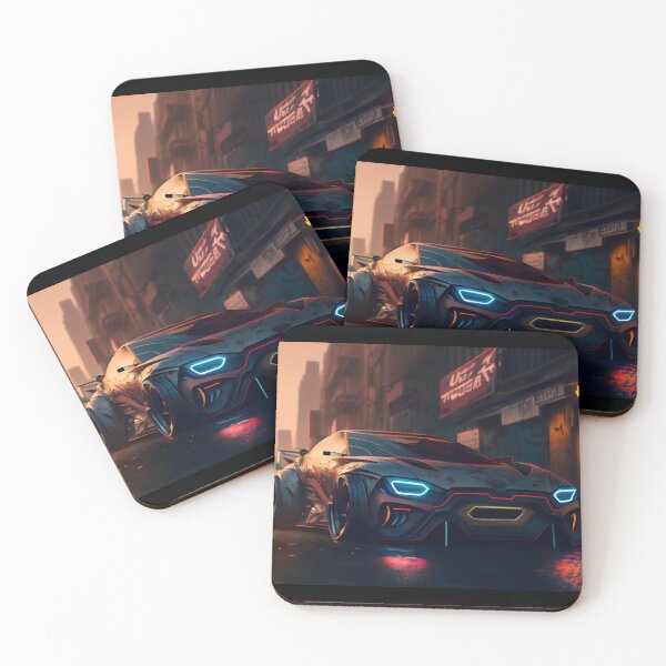 Item preview, Hyunai N Vision Cyberpunk Car futuristic designed and sold by SuperSoulArts.
