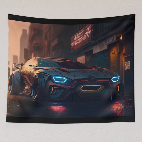 Artikelvorschau, Hyunai N Vision Cyberpunk Auto futuristisch entworfen und verkauft von SuperSoulArts.