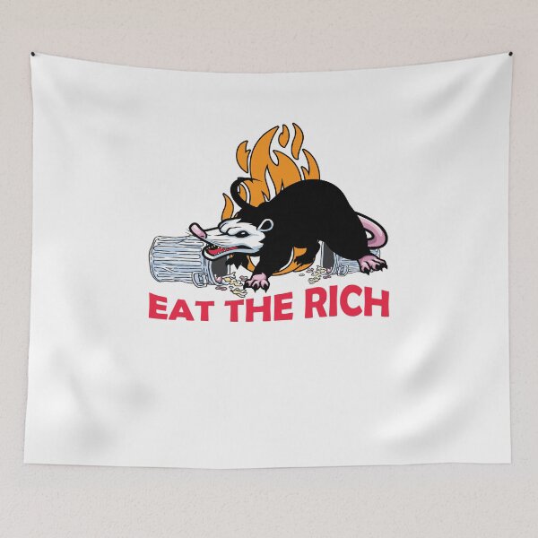 Item preview, Eat The Rich Possum designed and sold by Vendetta-art.