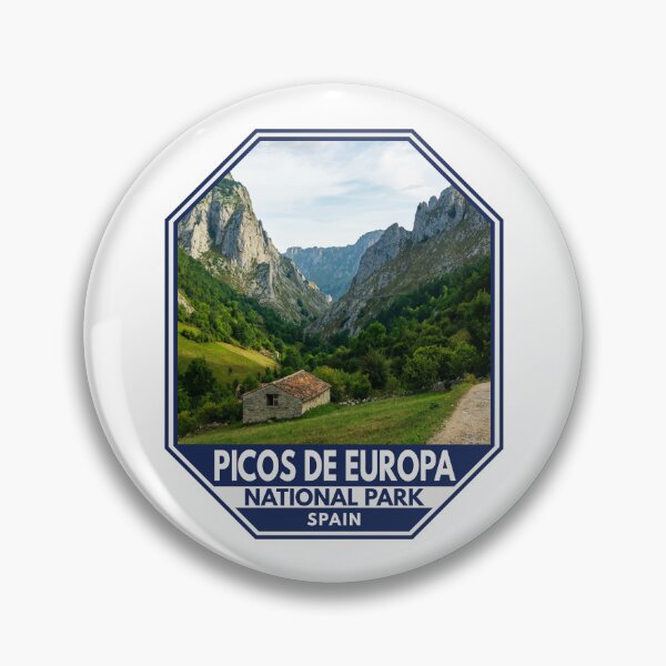 Item preview, Picos de Europa National Park Spain Emblem designed and sold by KrisSidDesigns.