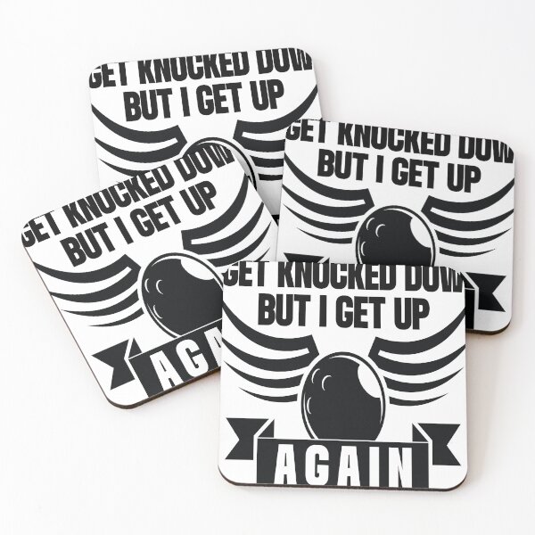 Item preview, I Get Knocked Down But I Get Up Again designed and sold by KinRow.