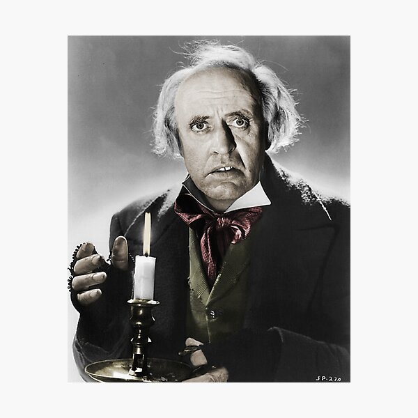 8x10" Photo Print Pre-2012 L1339C Scrooge A Christmas Carol 