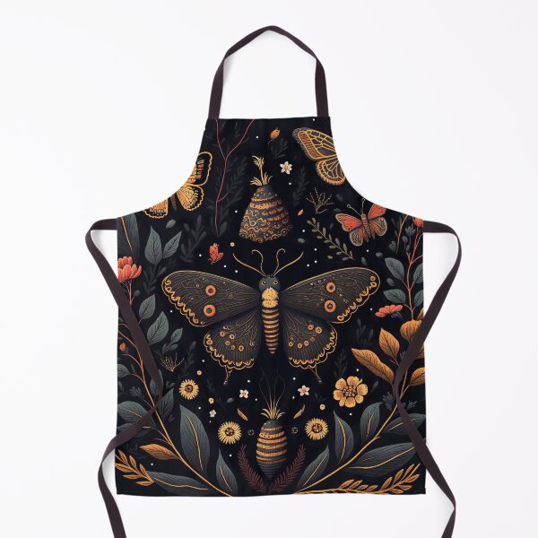 Item preview, Cottagecore Art with Moths and Butterflies designed and sold by TheJadeCat.