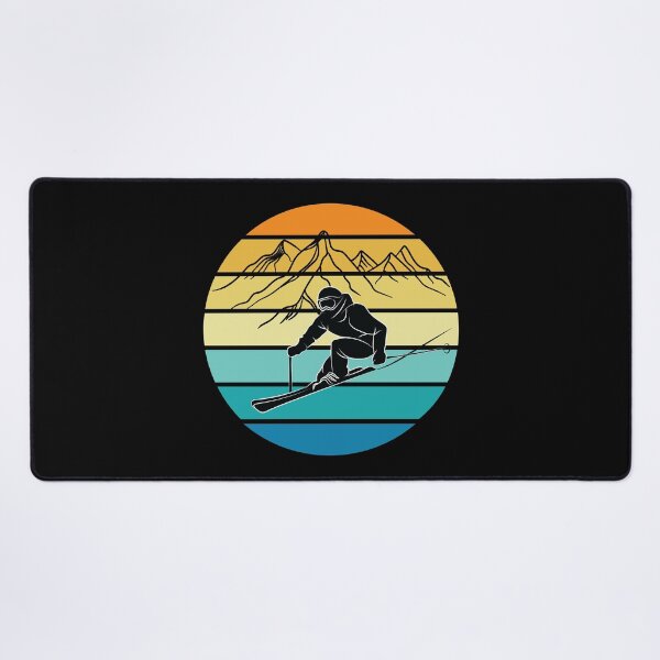 Item preview, Skiing Lover Vintage Ski Resort Skier Winter Sports designed and sold by TheInkElephant.