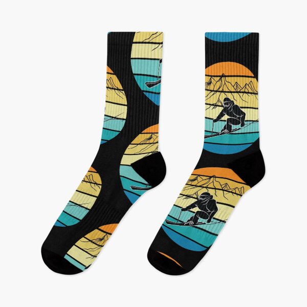 Item preview, Skiing Lover Vintage Ski Resort Skier Winter Sports designed and sold by TheInkElephant.