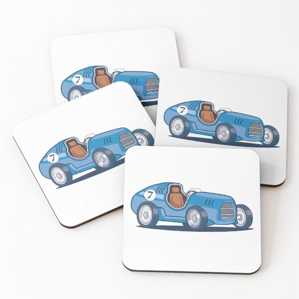 Item preview, Retro race car - blue designed and sold by Ellisano.